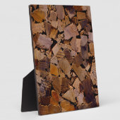 Holzbaumholz rustikales Holzbaumholzmuster Fotoplatte (Seite)