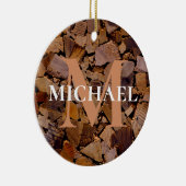 Holzbaumholz rustikales Holzbaumholzmuster Keramik Ornament (Rechts)