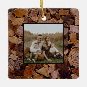 Holzbaumholz rustikales Holzbaumholzmuster Keramikornament