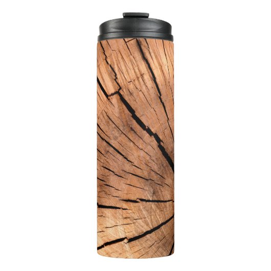 Holzbaumkreuz Thermosbecher (Vorderseite)