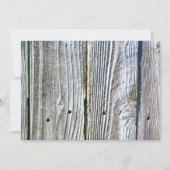 Holzbaumrinde rustikal beängstigend einladung (Vorderseite)