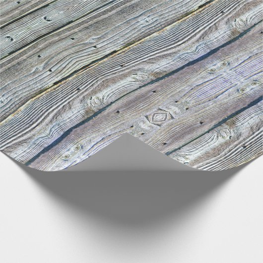 Holzbaumrinde rustikal beängstigend geschenkpapier (Ecke)