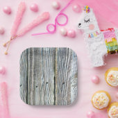 Holzbaumrinde rustikal beängstigend pappteller (Party)