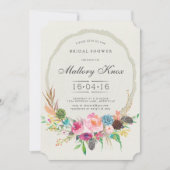 Holzbaumring Bridal Dusche Einladung (Vorderseite)