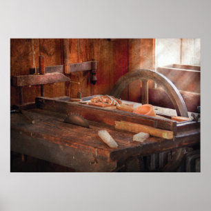 Holzbearbeiter - Die Tischkreissäge Poster