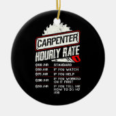Holzbearbeitung Arborist für Zimmerleute Keramik Ornament (Vorne)