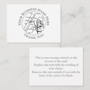 Holzbearbeitung Danke Note Card Mitteilungskarte