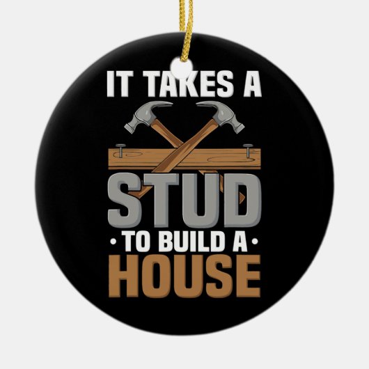 Holzbearbeitung erfordert einen Stuckbau-Haus-Carp Keramik Ornament (Vorne)