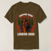 Holzbearbeitung Holz aussehen gut Lumberjack1 T-Shirt (Design vorne)