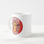 Holzbearbeitung ist Power Kaffeetasse (Vorderseite Links)