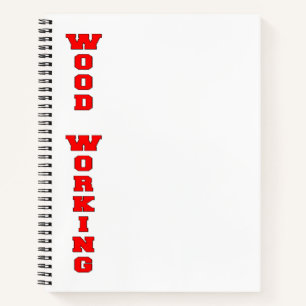 Holzbearbeitung Notizblock