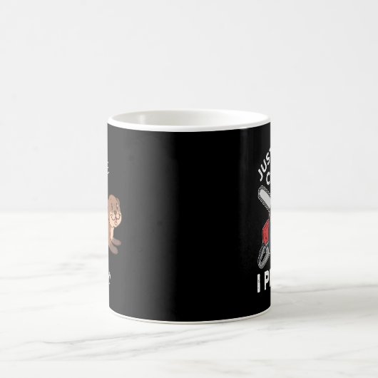 Holzbearbeitungsgeschenk Männer Lumberjack Arboris Kaffeetasse (Mittel)