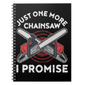 Holzbearbeitungsgeschenk Männer Lumberjack Arboris Notizblock (Vorderseite)