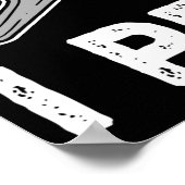 Holzbearbeitungsgeschenk Männer Lumberjack Arboris Poster (Ecke)