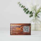 Holzbearbeitungskunst Visitenkarte (Stehend Vorderseite)