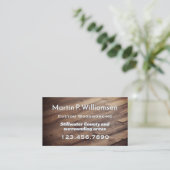 Holzbearbeitungsmaschine Holzkörner Visitenkarte (Stehend Vorderseite)