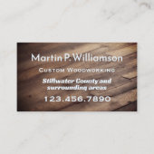 Holzbearbeitungsmaschine Holzkörner Visitenkarte (Vorderseite)