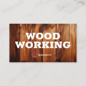 Holzbearbeitungsmaschinen für Berufliche Sägewerkz Visitenkarte (Rückseite)