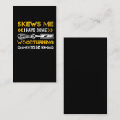 Holzbearbeitungspuppe Holzschnitzerei Visitenkarte (Vorne/Hinten)