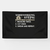 Holzbearbeitungsschritte Banner (Horizontal)