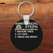 Holzbearbeitungsschritte Schlüsselanhänger (Vorderseite)