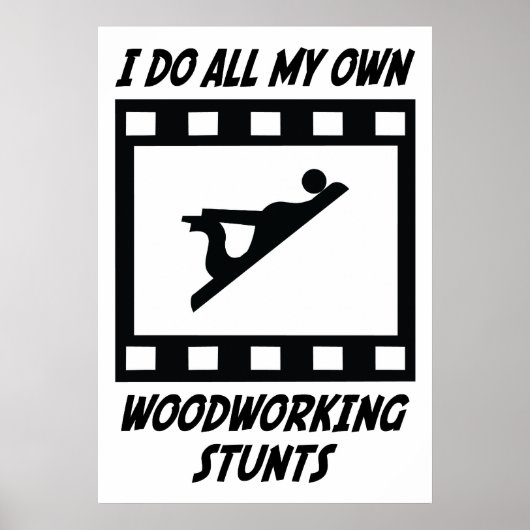 Holzbearbeitungsstunts Poster (Vorne)