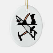 Holzbearbeitungswerkzeuge Keramik Ornament (Rechts)