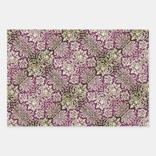 Holzbeervarianten Geschenkpapier Set (Vorderseite 2)