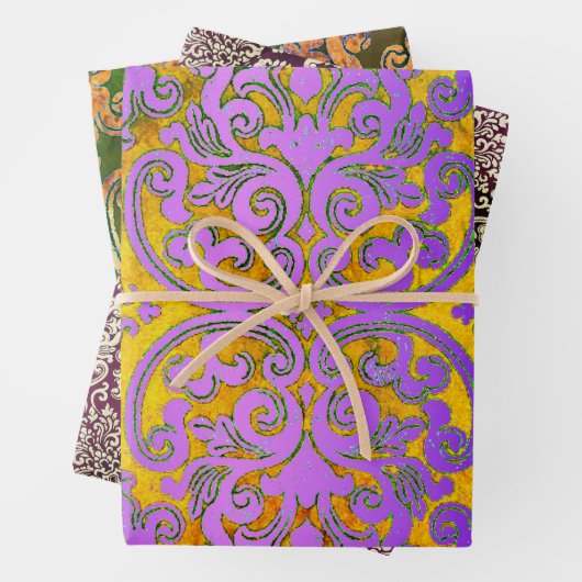 Holzbeervarianten Geschenkpapier Set (Beispiel)