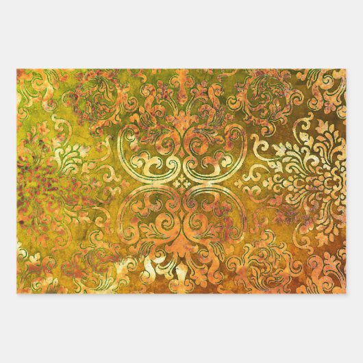 Holzbeutelvarianten Geschenkpapier Set (Vorderseite 3)