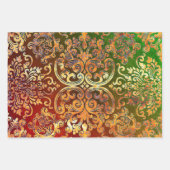 Holzbeutelvarianten Geschenkpapier Set (Vorderseite)