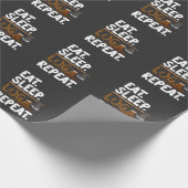 Holzbewaldarbeiter-Zitat-Forstarbeiter Geschenkpapier (Ecke)