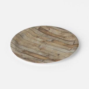 Holzbild Pappteller