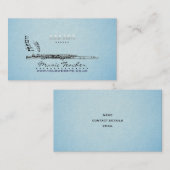 Holzblasenmusiker/Musiklehrer-Visitenkarte v2 Visitenkarte (Vorne/Hinten)