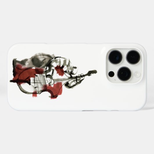 Holzblasspieler Case-Mate iPhone Hülle (Rückseite (Horizontal))