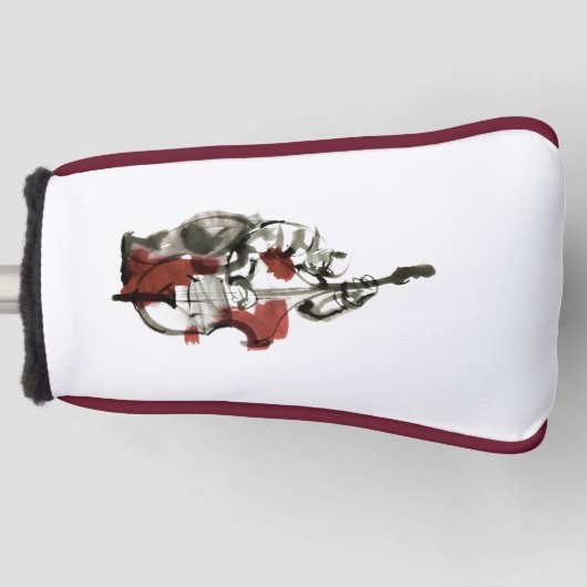 Holzblasspieler Golf Headcover (Vorderseite)