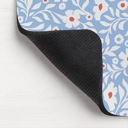 Holzblock-Blumenmuster Mousepad (Ecke)