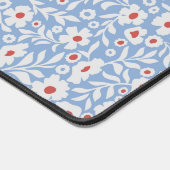 Holzblock-Blumenmuster Schreibtischunterlage (Ecke)