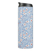 Holzblock-Blumenmuster Thermosbecher (Nach rechts gedreht)
