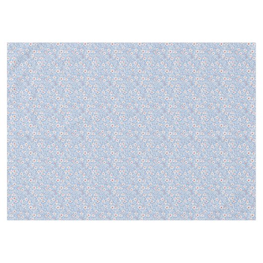 Holzblock-Blumenmuster Tischdecke (Vorderseite (Horizontal))