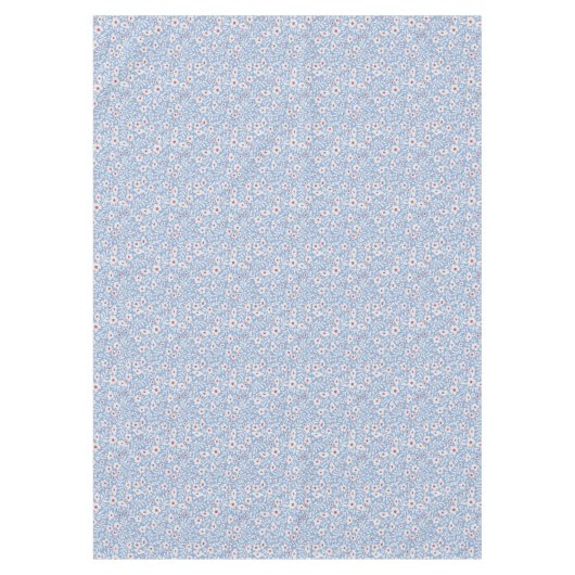 Holzblock-Blumenmuster Tischdecke (Vorderseite)