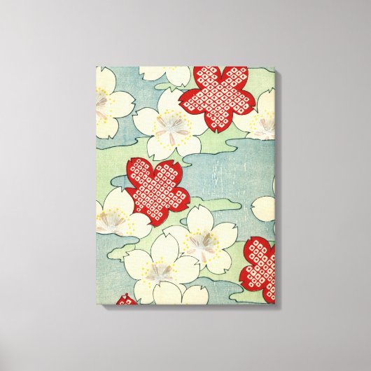 Holzblock-Druck Leinwanddruck (Vorderseite)