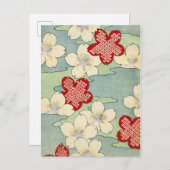 Holzblock-Druck Postkarte (Vorne/Hinten)