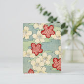 Holzblock-Druck Postkarte (Stehend Vorderseite)