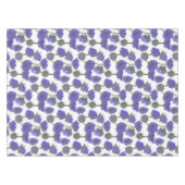 Holzblock Drucksonnenblume lila Tischdecke (Vorderseite (Horizontal))