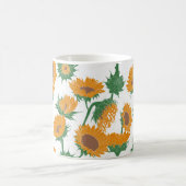 Holzblock Drucksonnenbraun orange Kaffeetasse (Mittel)