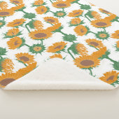 Holzblock Drucksonnenbraun orange Sherpadecke (3/4)