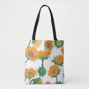Holzblock Drucksonnenbraun orange Tasche