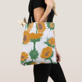 Holzblock Drucksonnenbraun orange Tasche (Von Nahem)