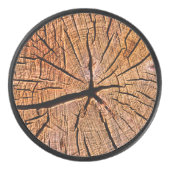 Holzblock Eishockey Puck (Vorderseite)